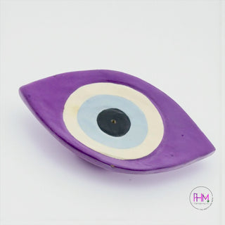 Enchanted Amethyst Evil Eye Incense Burner 🔮