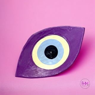 Enchanted Amethyst Evil Eye Incense Burner 🔮