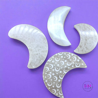 Bewitched Selenite Moon Collection 🌙