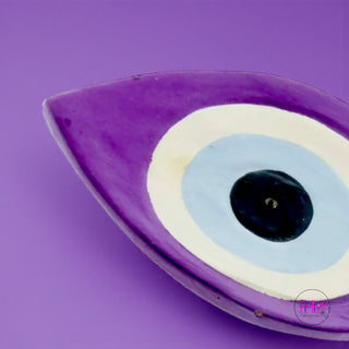 Enchanted Amethyst Evil Eye Incense Burner 🔮