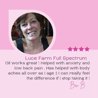Full Spectrum CBD Oil by Luce Farm