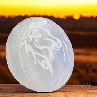 Soothing Selenite Palm Stone 🤍