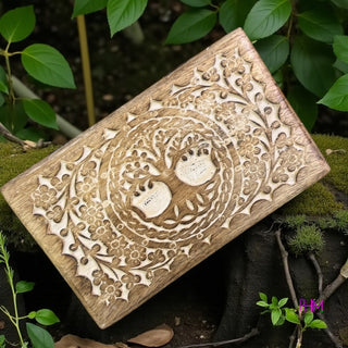 🌳 Celtic Wisdom Wooden Keepsake Box 🌳