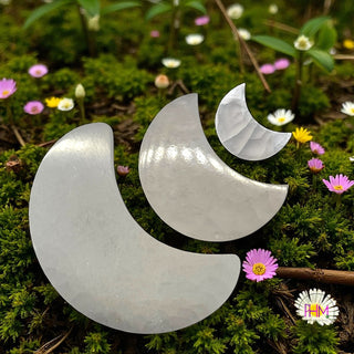 Bewitched Selenite Moon Collection 🌙