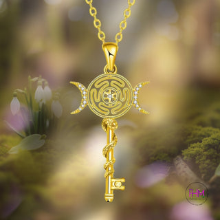 🗝️ The Crossroads Key Necklace | Hekate Collection