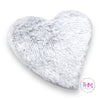 Marshmallow Lavender Warmies Heart Heat Pad - Gray