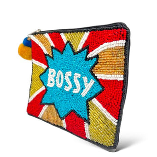 A Little Bossy Beaded Coin Purse