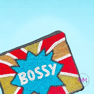 A Little Bossy Beaded Coin Purse