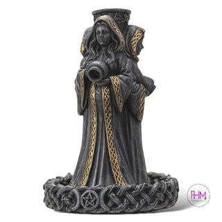 Ancient Wisdom Mother Maiden Crone Backflow Incense Burner