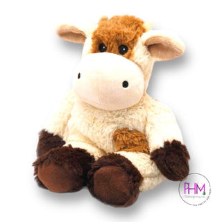 Barnyard Warmies - Brown and White Cow