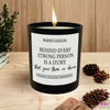 Behind Every Strong Person Candle