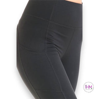 Bella High Waist Yoga Band Luxe Leggings