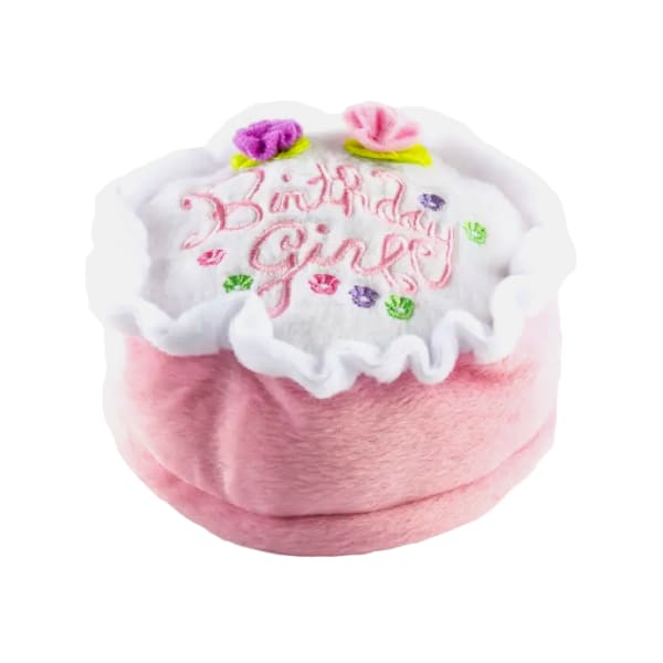 Birthday Girl Cake Dog Toy - Toys