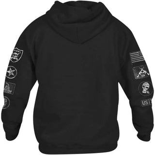 Black Patch Hoodie by Grunt Style - Mens Shirts