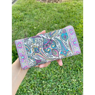 Boho Girl Trifold Turkish Wallet 🪬