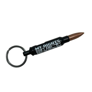 Bullet Key Chain Bottle Opener - My Rights - keychain