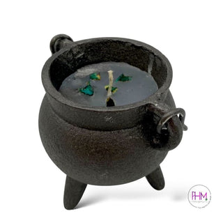 Cast Iron Enchanted Cauldron Smudge Candles 🧡