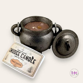 Cast Iron Enchanted Cauldron Smudge Candles 🧡