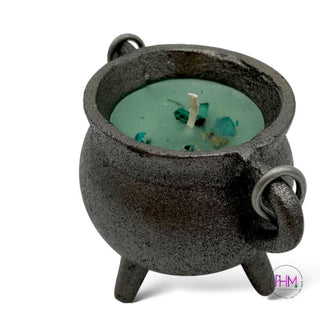 Cast Iron Enchanted Cauldron Smudge Candles 🧡