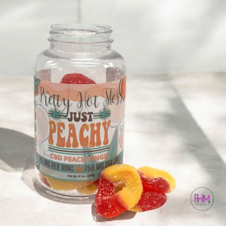 CBD Infused Peach Rings 🍑 - Gummies
