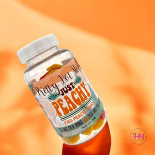 CBD Infused Peach Rings 🍑 - Gummies