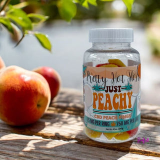 CBD Infused Peach Rings 🍑 - Gummies