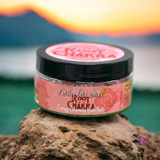 Chakra Detoxing Bath Salts 💜 - Root + Red