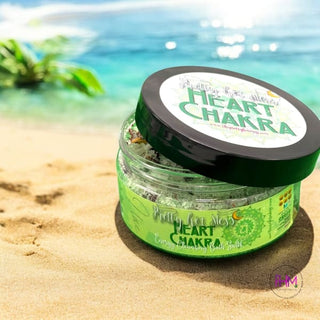 Chakra Detoxing Bath Salts 💜 - Heart + Green