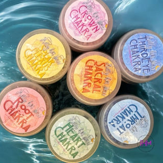 Chakra Detoxing Bath Salts 💜 - Set of 7 Minis