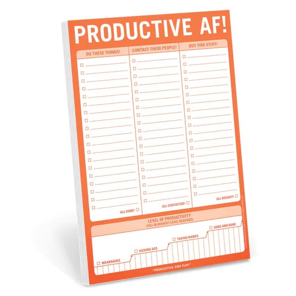 Classic Pad Productive AF! - note pad