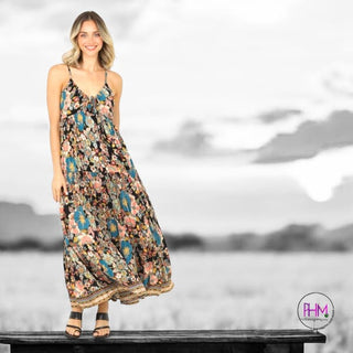 Crystal Visions Boho Maxi Dress 🔮