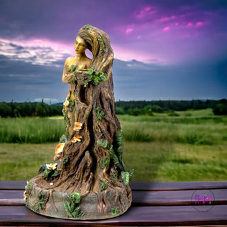 Enchanted Goddess Earth Backflow Incense Burner 🌍 - Done