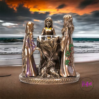 •Enchanted Goddess Vibes | Mother Maiden Crone Candleholder