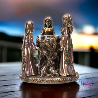 •Enchanted Goddess Vibes | Mother Maiden Crone Candleholder