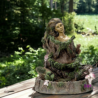 Enchanted Mother Earth Backflow Incense Burner 🌍 - Done