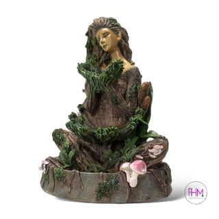 Enchanted Mother Earth Backflow Incense Burner 🌍 - Done