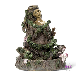 Enchanted Mother Earth Backflow Incense Burner 🌍 - Done