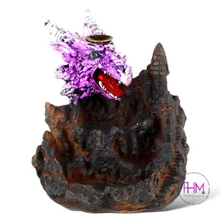 Enchanted Purple Reign LED Dragon Back Flow Burner 💜