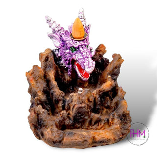 Enchanted Purple Reign LED Dragon Back Flow Burner 💜