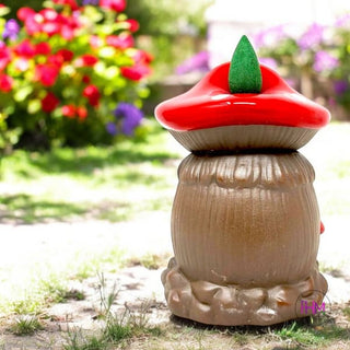 Fairy House Mushroom Back Flow Incense Burner 🍄✨