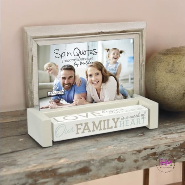 Family Spin Quote Picture Frame - Done