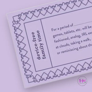 Fill in Love Mom Vouchers 💜 - Book