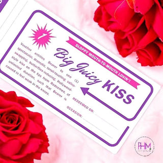 For Lovers Vouchers Coupon Book 💋 - note pad