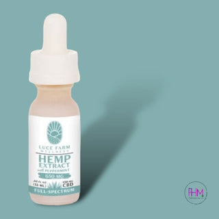 Full Spectrum CBD Oil with Peppermint | Luce Farm 🍃