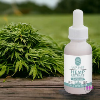 Full Spectrum CBD Oil with Peppermint | Luce Farm 🍃