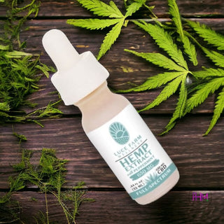 Full Spectrum CBD Oil with Peppermint | Luce Farm 🍃