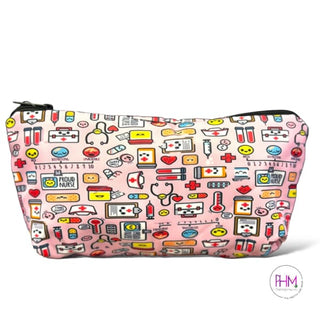 Get Your Shift Together Nurse 👩🏼⚕️ Zipper Pouch - Pink