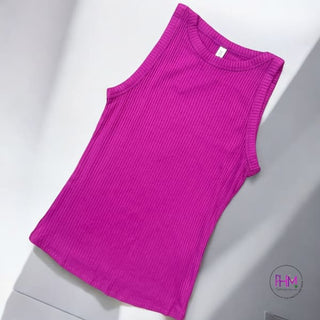 Good Vibes Only Ribbed Tank Top ✌🏼