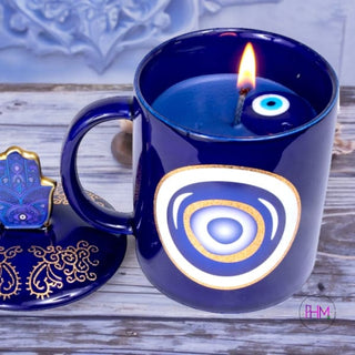 Goodbye Evil | 3 in 1 Ceramic Coffee Mug Candle & Incense