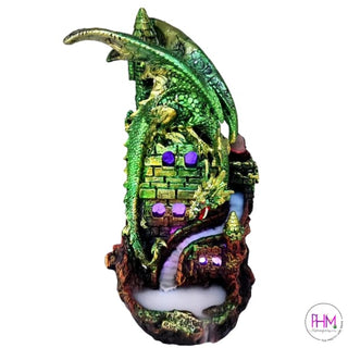Green Dragon Castle Backflow Burner - burner